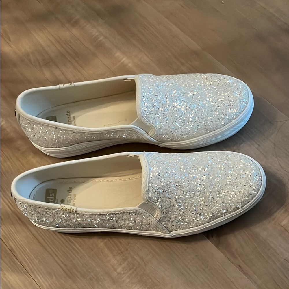 Kate Spade x Keds Glitter Slip-On Sneakers